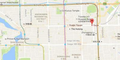 Karta över ghost street Beijing