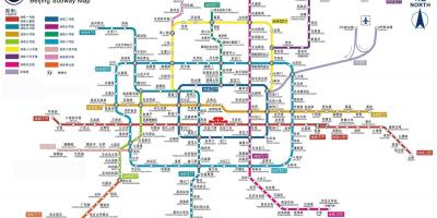 Peking subway station karta