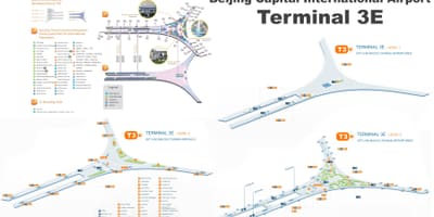 Peking terminal 3 på karta