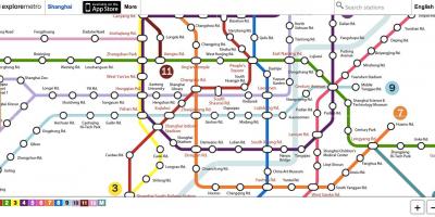 Utforska Pekings tunnelbana karta
